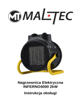 MALTEC Nagrzewnica Elektryczna Grzejnik INFERNO4000 2kW Bedienungsanleitung