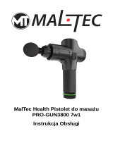 MALTECPistolet do Masażu Masażer 7w1