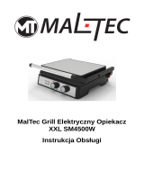 MALTEC Opiekacz Rozkładany Grill Elektryczny SM4500W Bedienungsanleitung