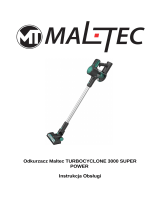 MALTEC Odkurzacz Bezprzewodowy Ręczny TURBOCYCLONE 3000 SUPER POWER Bedienungsanleitung