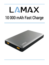 Lamax 10000 mAh Fast Charge Benutzerhandbuch