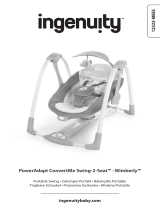 ingenuity Ingenuity ConvertMe 2-in-1 Compact Portable Baby Swing 2 Infant Seat, Wimberly Bedienungsanleitung