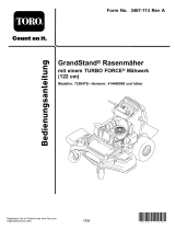Toro GrandStand Stand-on Mower 122 cm 726 cc (72504TE) Benutzerhandbuch