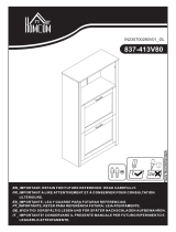 HOMCOM 837-413V80WT Assembly Instructions