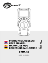Sonel CMM-30 Benutzerhandbuch
