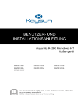 Kaysun Aquantia KHPS-MO HT Benutzerhandbuch