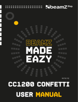 Beamz CC1200 Confetti Launcher Bedienungsanleitung