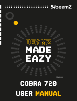 Beamz Cobra 720 Wash Moving Head 7x 20W Bedienungsanleitung