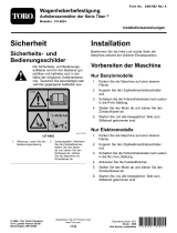 Toro Jack Mount Kit, Titan Riding Mower Installationsanleitung