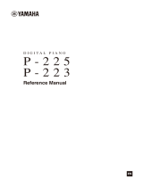 Yamaha P-223 Referenzhandbuch