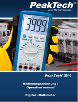 PeakTech P 3340 Bedienungsanleitung