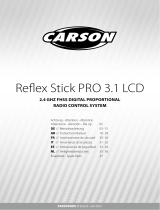 Carson FS Reflex Stick Pro 3.1 2.4G LCD 4 Kanal Bedienungsanleitung