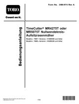Toro 127 cm TimeCutter MX 5075T Zero Turn Mower 74695 Benutzerhandbuch