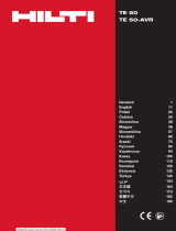 Hilti TE 50 / TE 50-AVR Bedienungsanleitung