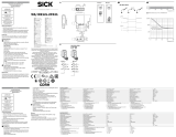 SICK WS/WE12L-2P431 Through-beam retro-reflective sensor Bedienungsanleitung