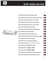 JBL GTR-7535/104/102 Schnellstartanleitung